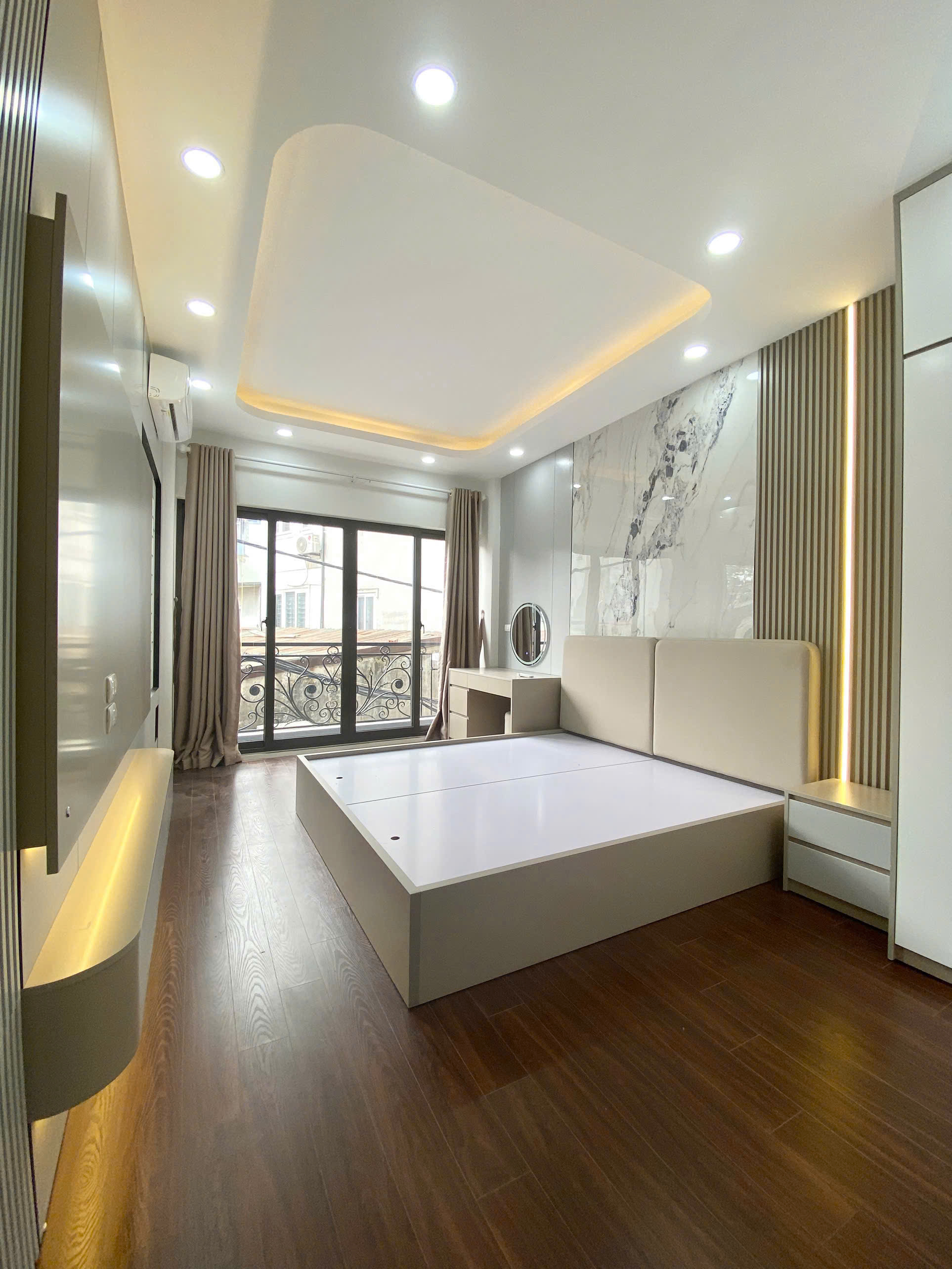 Cho thuê nhà Lô góc + mới ngõ 143 Nguyễn Chính 5 tầng x 33m2, 4 ngủ, 15 Triệu (có thương lượng) - Ảnh 3